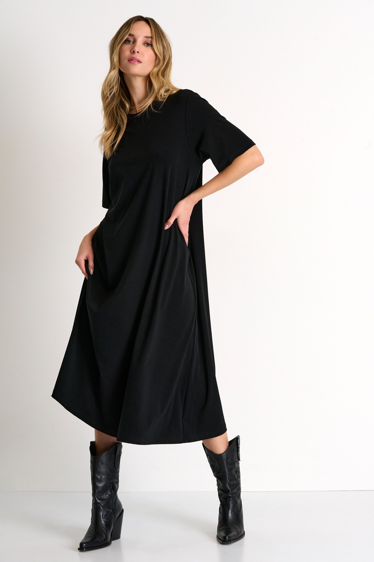 Black Maxi Tank T-Shirt Dress Size Small – Define Fashion