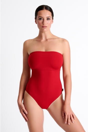 Maillot une-pièce bandeau