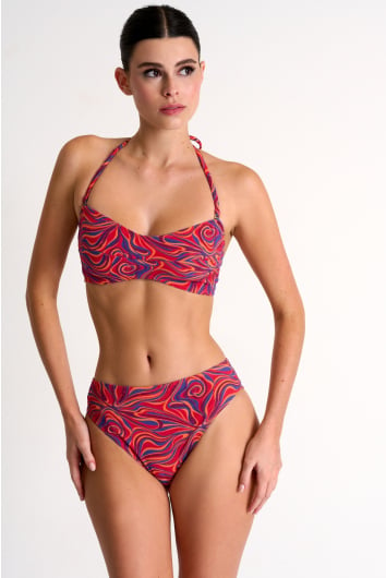 Bas de bikini taille mi-haute stylé