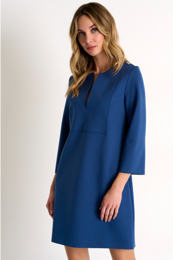 Flared sleeve dress