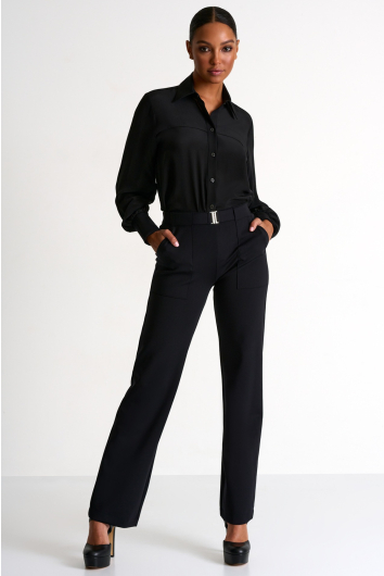 Elegant belted pants