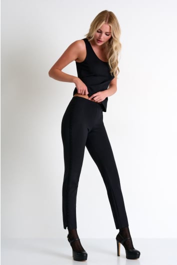 Textured details legging