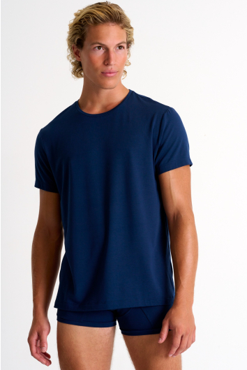 Soft round neck t-shirt