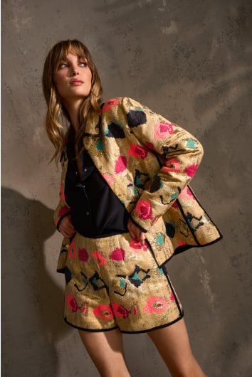 Luxurious jacquard jacket